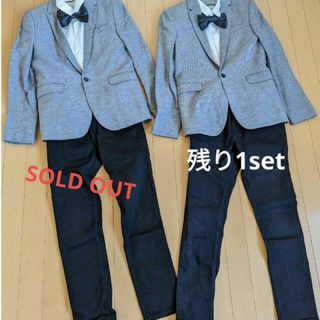 エイチアンドエム(H&M)のキッズ　卒業式用スーツ　残り1set(ジャケット/上着)