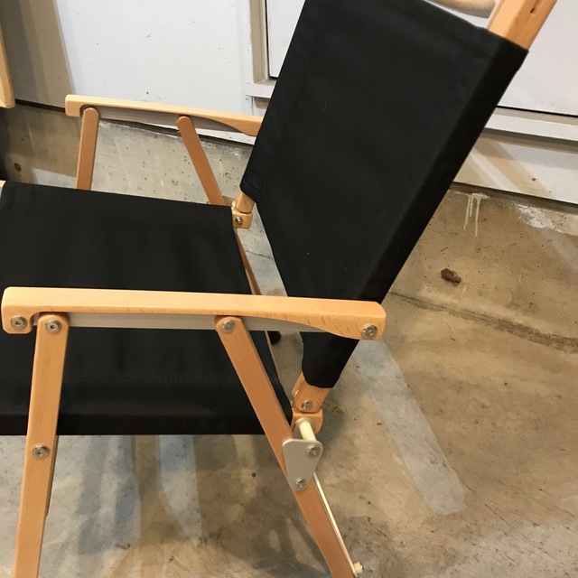 約11x16x56cm本物 カーミットチェア　ブラック ウォールナット 2脚 kermit chair