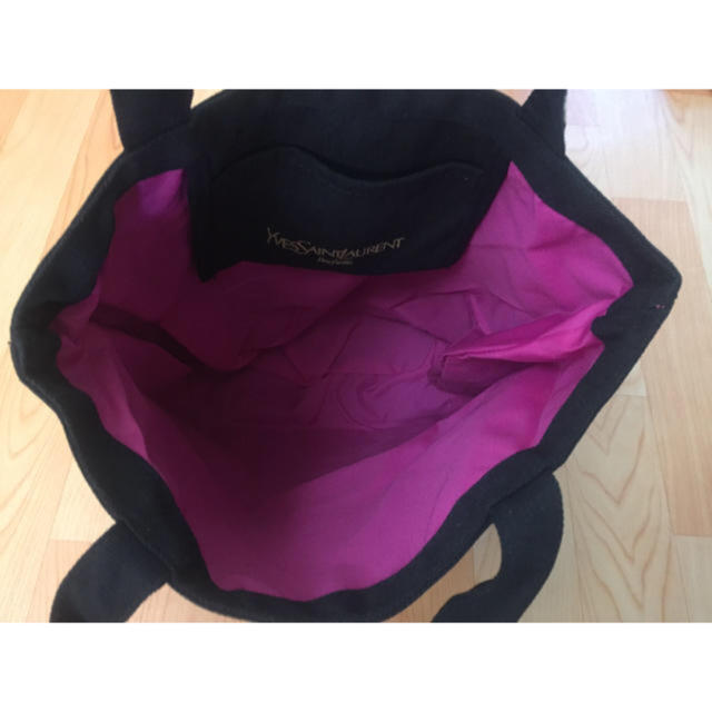 Yves Saint Laurent Beaute(イヴサンローランボーテ)の新品 イヴサンローラン エコ トート キャンバス バッグ 黒 レディースのバッグ(トートバッグ)の商品写真
