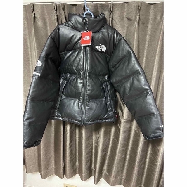 Black S 17AW Supreme The North Face Leat