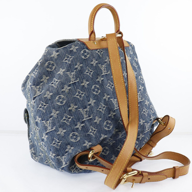 【LOUIS VUITTON】ルイ・ヴィトン サックアドGM M95056 モノグラムデニム 青 CA0076 レディース リュック・デイパック