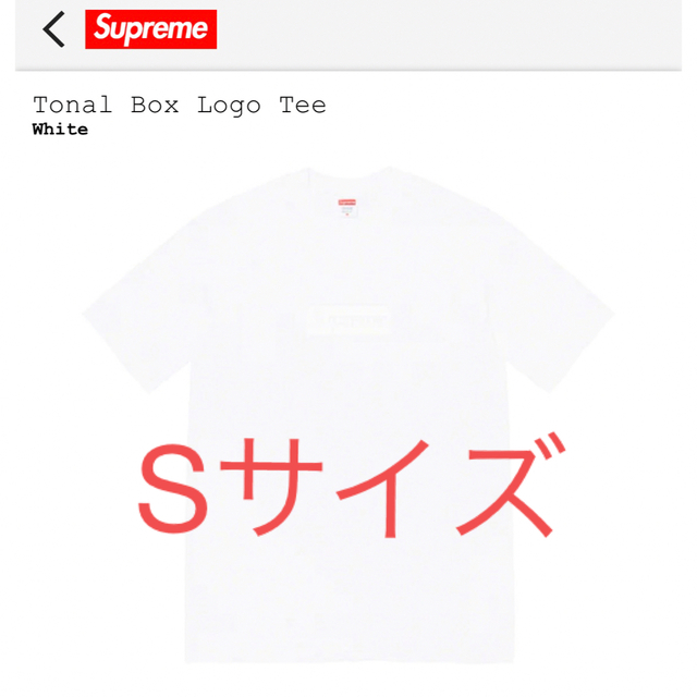 supreme tonal box logo tee 23ss ボックス