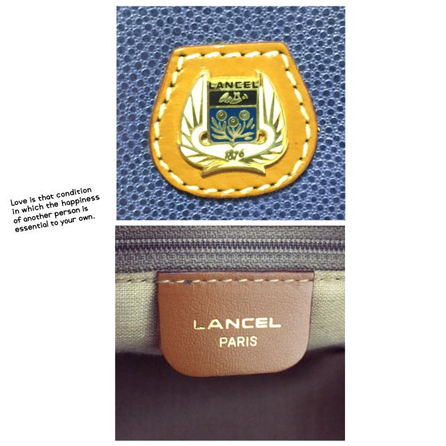 LANCEL(ランセル)の【LANCEL】オリエンタルブルーバッグ♡美品 レディースのバッグ(ショルダーバッグ)の商品写真