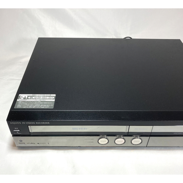 VHS/DVD/HDDダビング可能】SHARP DV-ACV52 新製品情報も満載 10098円