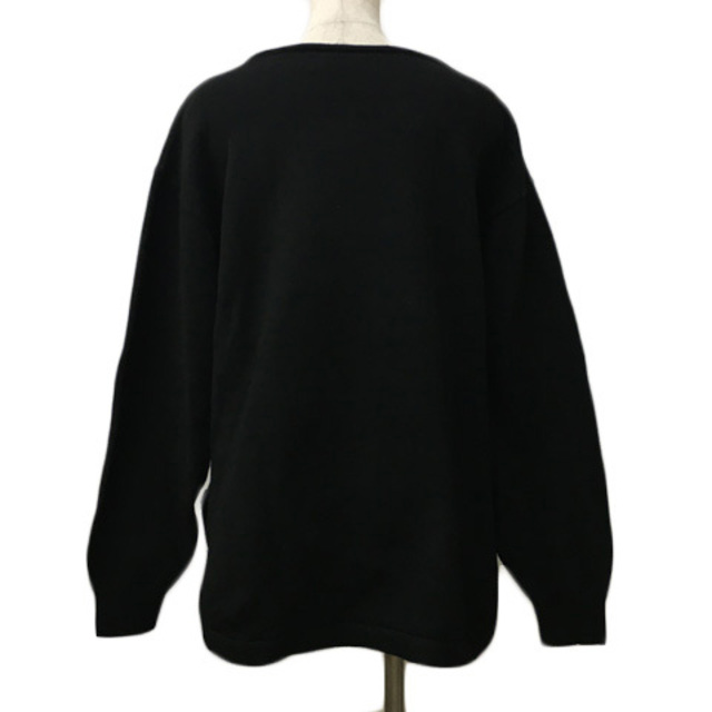 LagunaMoon(ラグナムーン)のラグナムーン セーター ニット プルオーバー Vネック 無地 長袖 F 黒 レディースのトップス(ニット/セーター)の商品写真