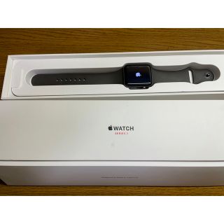 アップルウォッチ(Apple Watch)のAppleWatch シリーズ3 42mm セルラーモデル【箱&おまけ付き】(腕時計(デジタル))