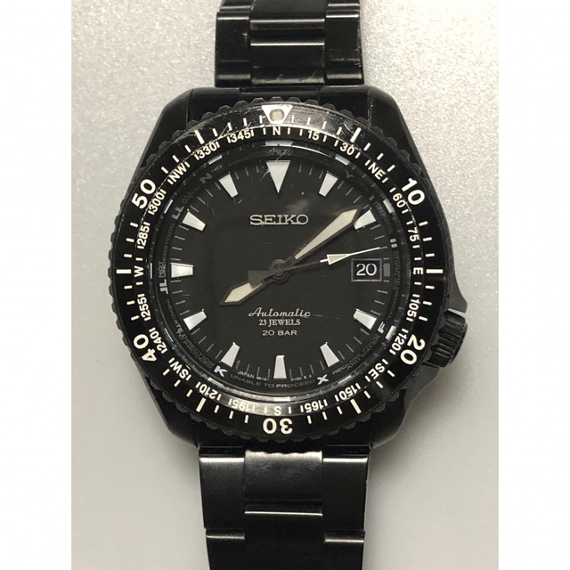 福袋セール】 SEIKO 限定品 - SEIKO アルピニスト メカニカル SARB063 ALL黒仕様 腕時計(アナログ) -  