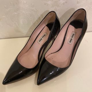 ミュウミュウ ハイヒール/パンプス(レディース)(シルバー/銀色系)の