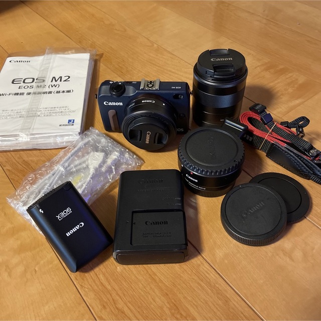 Canon EOS M2 ダブルレンズキット ミラーレス 一眼 カメラ 送料無料