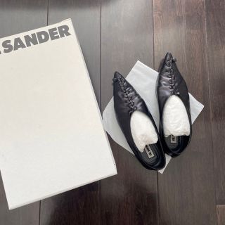 ジルサンダー(Jil Sander)のJILSANDER ポインテッドトゥバレエシューズ 37(バレエシューズ)