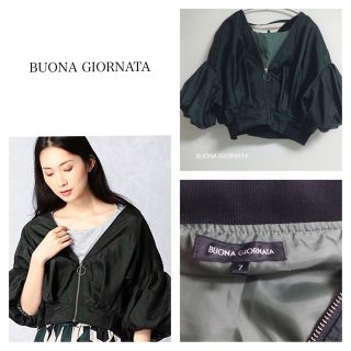 ボナジョルナータ(BUONA GIORNATA)の美品　BUONA GIORNATA 肩落ちブルゾン(ブルゾン)