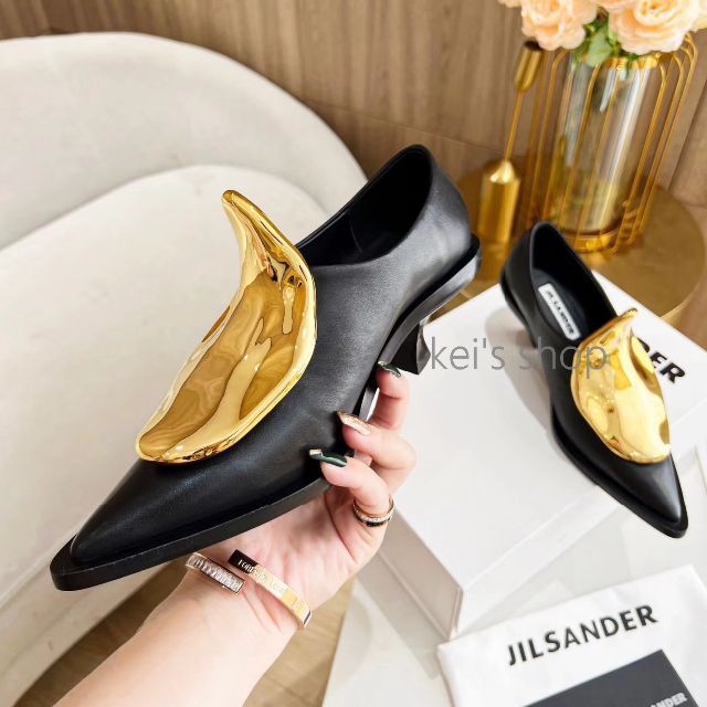 美品未使用】JIL SANDER ジルサンダー パンプス37 23.5cm | www