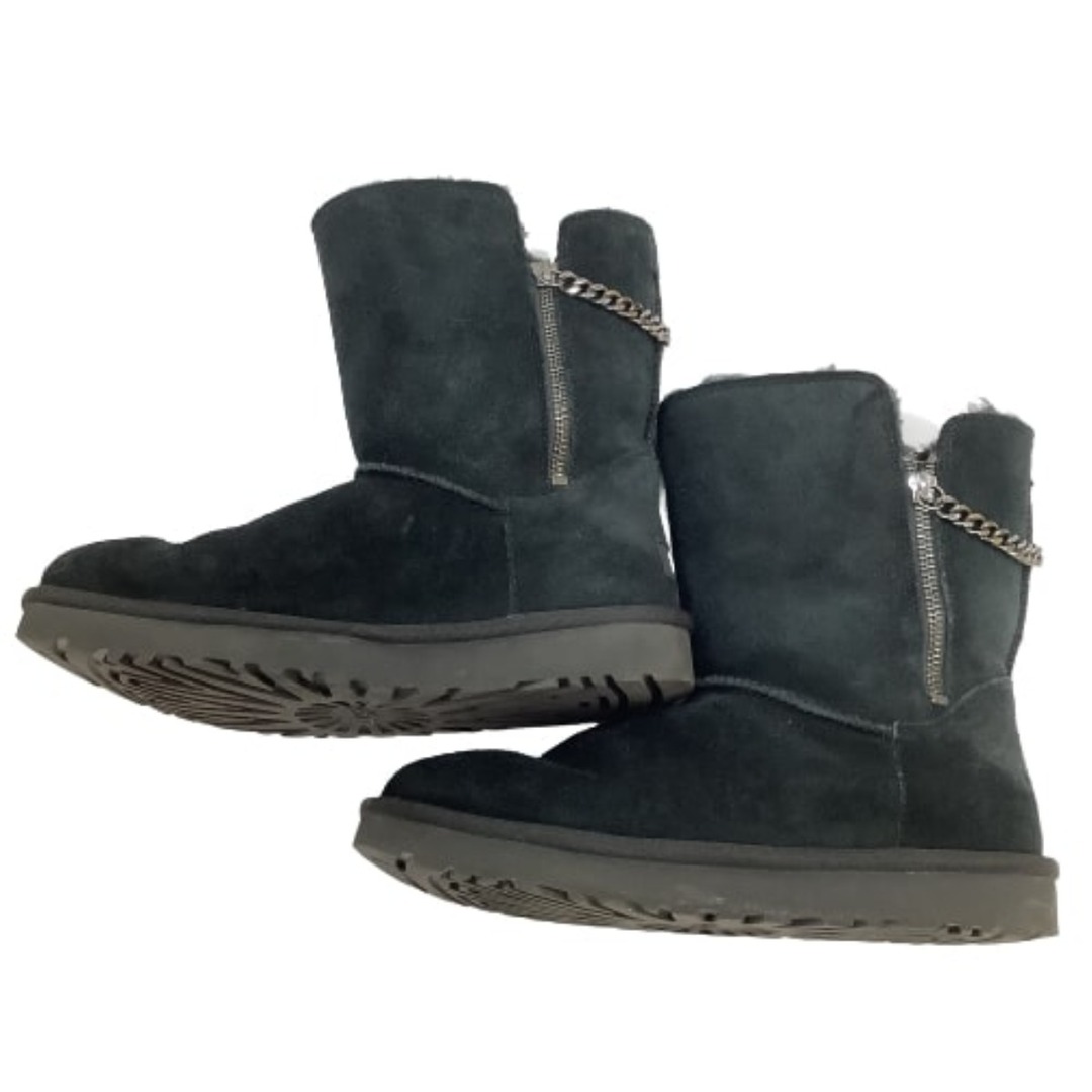 UGG(アグ)の♪♪UGG アグ CLASSIC SHORT SPARKLE ZIP ムートンブーツ SIZE 24cm 1094983 ブラック レディースの靴/シューズ(ブーツ)の商品写真