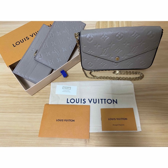 【メーカー公式ショップ】 LOUIS VUITTON - 【未使用品級】LOUIS VUITTON  アンプラント　ポシェットフェリシー ショルダーバッグ