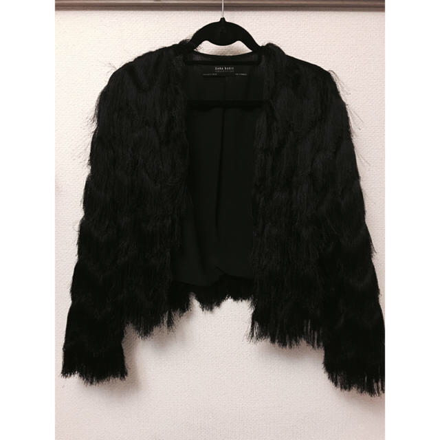 ZARA - ZARA フリンジジャケットの通販 by Nini's shop|ザラ ZARA - ZARA フリンジジャケットの通販 by Nini's shop|ザラ