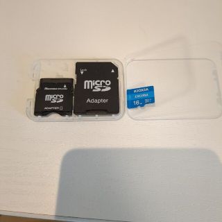 micro sdhcカード　16GB SDmicroSD 変換アダプタあり(その他)