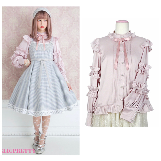 Angelic Pretty(アンジェリックプリティー)のelegant frill ブラウス レディースのトップス(シャツ/ブラウス(長袖/七分))の商品写真