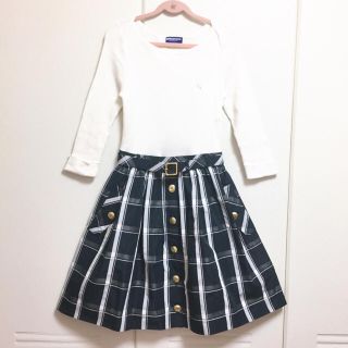 バーバリー(BURBERRY)の☆ バーバリー ブルーレーベル ワンピース チェック ☆ クレストブリッジ(ひざ丈ワンピース)