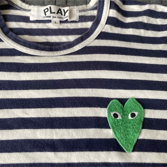 COMME des GARCONS(コムデギャルソン)のふゆみ様 PLAY COMME des GARCONS ハート ロンT 長袖 レディースのトップス(Tシャツ(長袖/七分))の商品写真