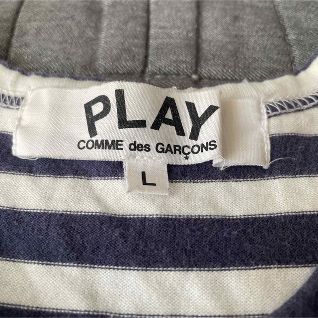 COMME des GARCONS(コムデギャルソン)のふゆみ様 PLAY COMME des GARCONS ハート ロンT 長袖 レディースのトップス(Tシャツ(長袖/七分))の商品写真