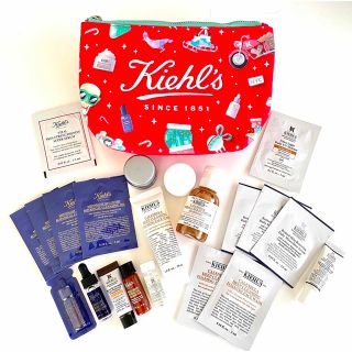 キールズ(Kiehl's)のキールズ　限定ポーチ　スキンケア　サンプル　セット(サンプル/トライアルキット)