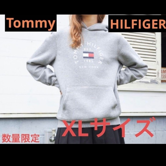 TOMMY HILFIGER(トミーヒルフィガー)のTOMMY HILFIGER アーチロゴ　スウェット　トレーナー　パーカー　長袖 メンズのトップス(パーカー)の商品写真