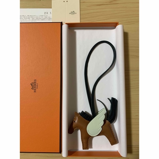 送料無料/新品】 Hermes U刻 新品未使用 PM ペガサス ロデオチャーム