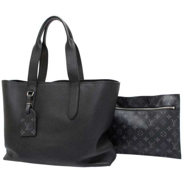 2022春の新作 LOUIS VUITTON - ルイヴィトン トートバッグ トリヨンレザー/モノグラム・エクリプス カバヴォワヤージュNV M52817 トートバッグ