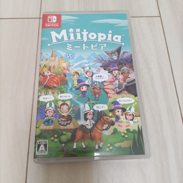 Nintendo Switch(ニンテンドースイッチ)のMiitopia Switch エンタメ/ホビーのゲームソフト/ゲーム機本体(家庭用ゲームソフト)の商品写真