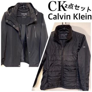 カルバンクライン(Calvin Klein)の新品 CKカルバン クライン パデッドパーカー コート ダウンジャケットブランド(ダウンジャケット)