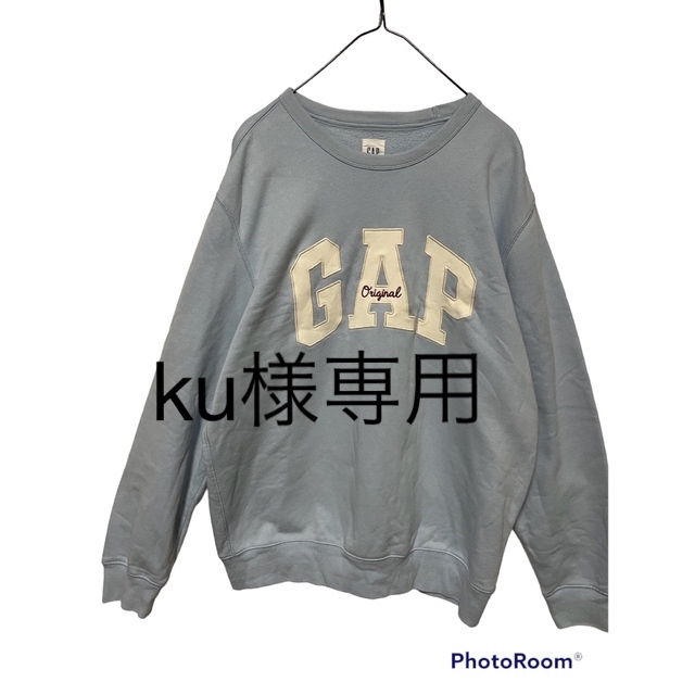 GAP(ギャップ)の【レア】オールドギャップ OLD GAP スウェット トレーナー デカロゴ M メンズのトップス(スウェット)の商品写真