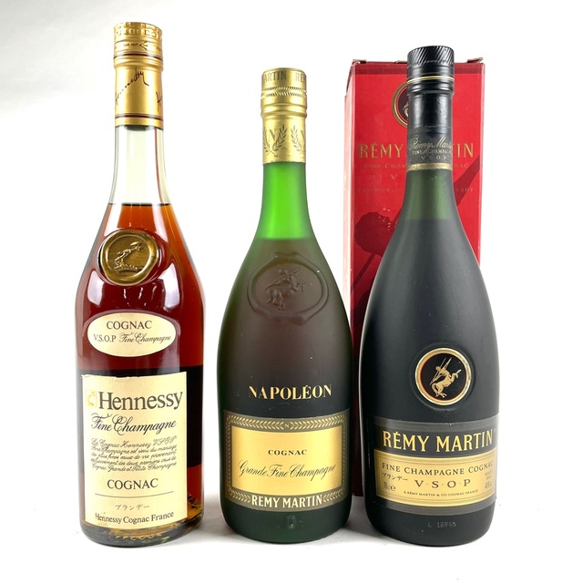 3本 REMY MARTIN Hennessy コニャック