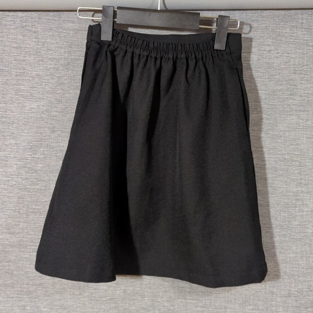 黒 スカート 160 キッズ/ベビー/マタニティのキッズ服女の子用(90cm~)(スカート)の商品写真
