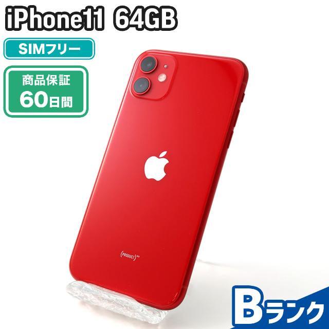 美品 SIMフリー iPhone11 64GB レッド