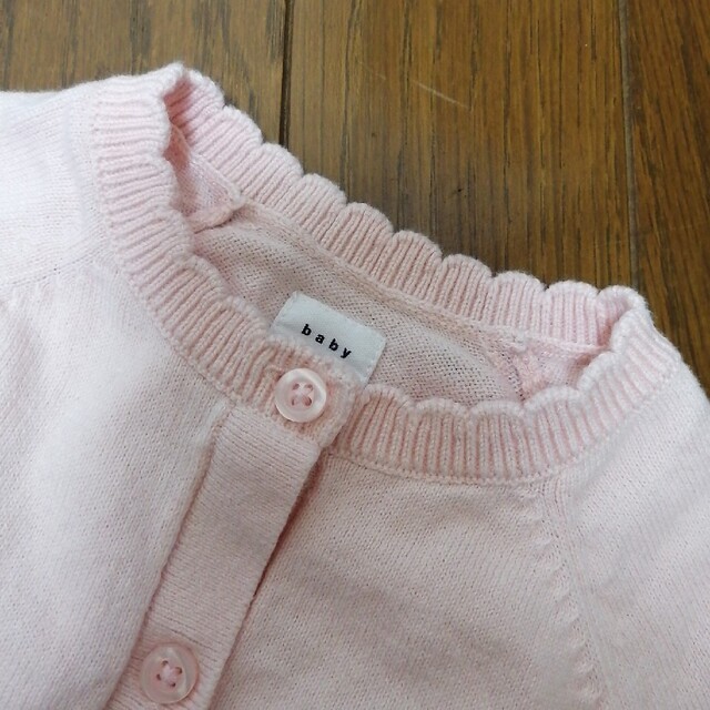 babyGAP(ベビーギャップ)の美品 GAP ベビー カーディガン キッズ/ベビー/マタニティのベビー服(~85cm)(カーディガン/ボレロ)の商品写真