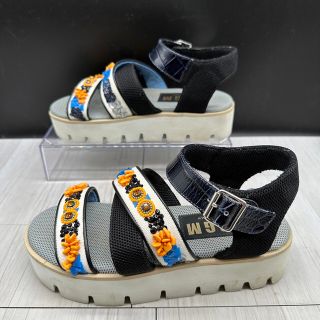 【MSGM】サンダル 23 厚底 ストラップ 36 エムエスジーエム