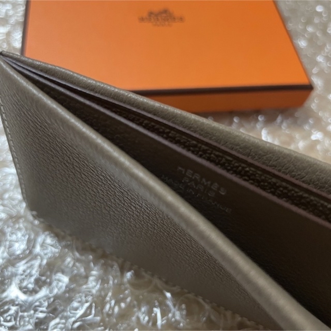 HERMES エルメス カードケース Hセリエ エトゥープ 新品 未使用