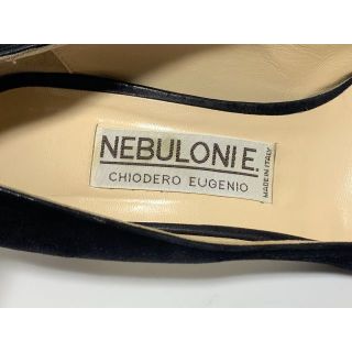 NEBULONI E. - NEBULONI E ネブローニ 38≒25cm パンプス スエード 黒 ...