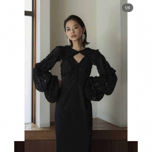 Knuth Marf balloon bolero one pieceBlack