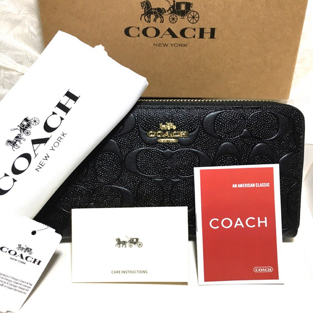 COACH(コーチ)のギフト⭕️ コーチ エンボスドシグネチャー メンズレディス長財布 メンズのファッション小物(長財布)の商品写真