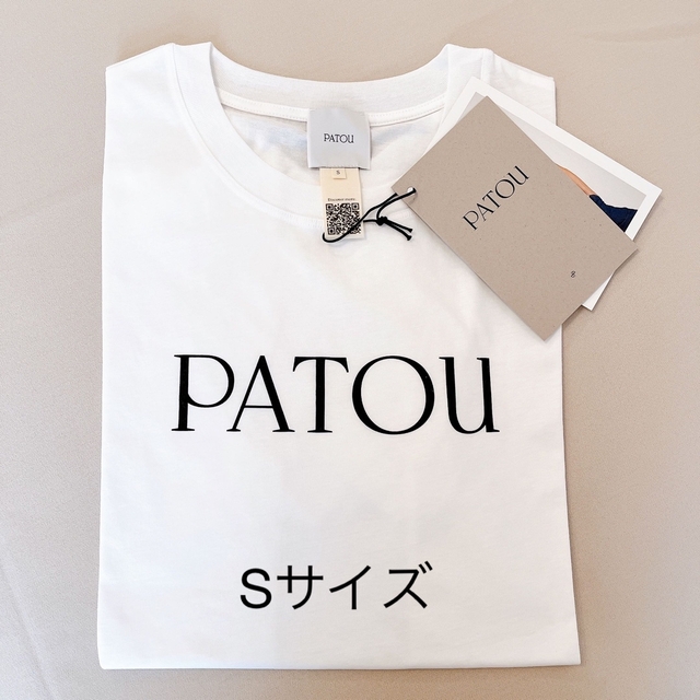 人気 PATOU オーガニックコットン ロゴ プリント　Tシャツ