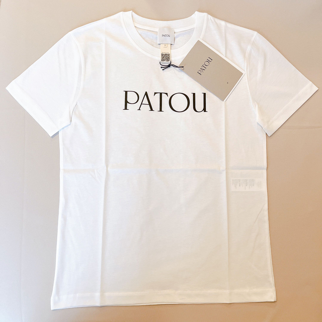 PATOU(パトゥ)の人気 PATOU オーガニックコットン ロゴ プリント　Tシャツ  レディースのトップス(Tシャツ(半袖/袖なし))の商品写真