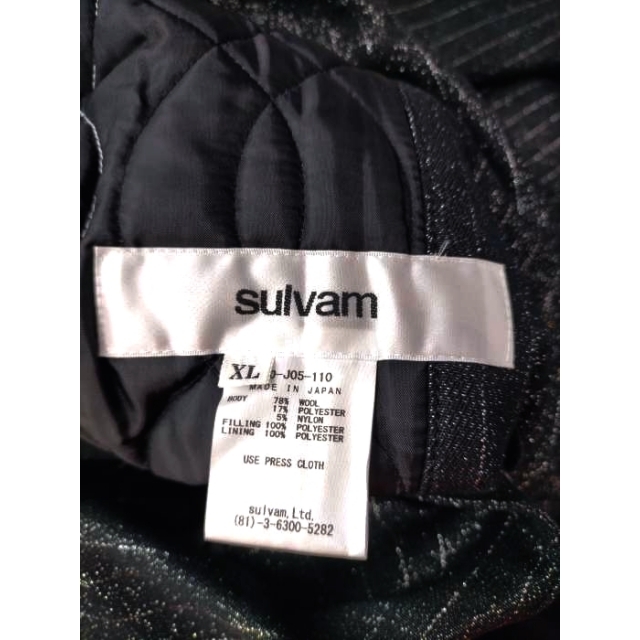 sulvam(サルバム) メンズ アウター ジャケット 定番のお歳暮&冬ギフト