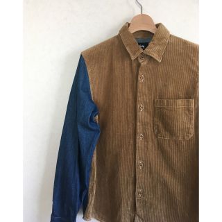 ステューシー(STUSSY)のstussy ステューシー　コーデュロイ　デニム切替　シャツ(シャツ)