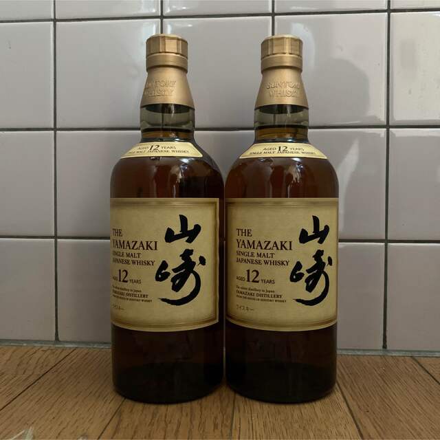 サントリー(サントリー)のサントリー　山崎　12年　2本セット　山崎12 食品/飲料/酒の酒(ウイスキー)の商品写真