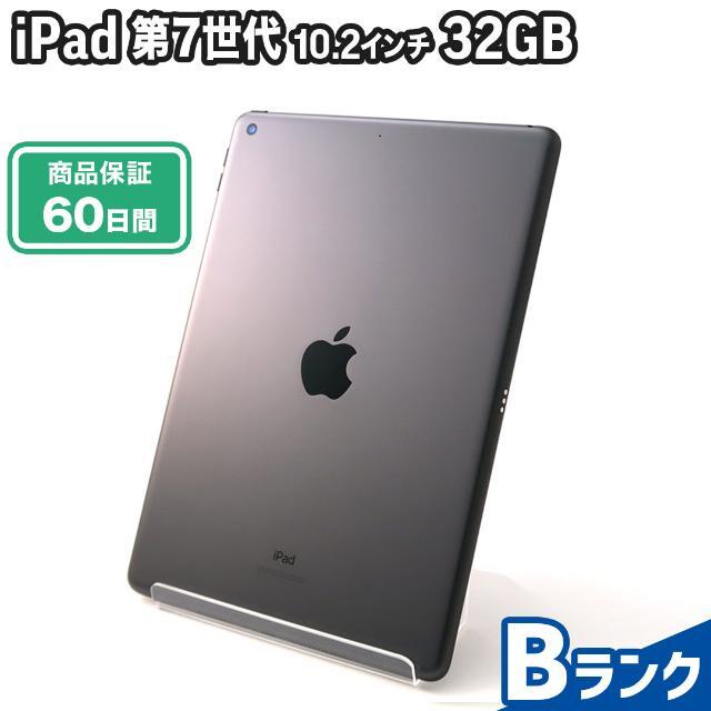 iPad 第7世代（海外版）10.2インチ 32GB スペースグレイ Wi-Fiモデル  Bランク 本体【ReYuuストア（リユーストア）】