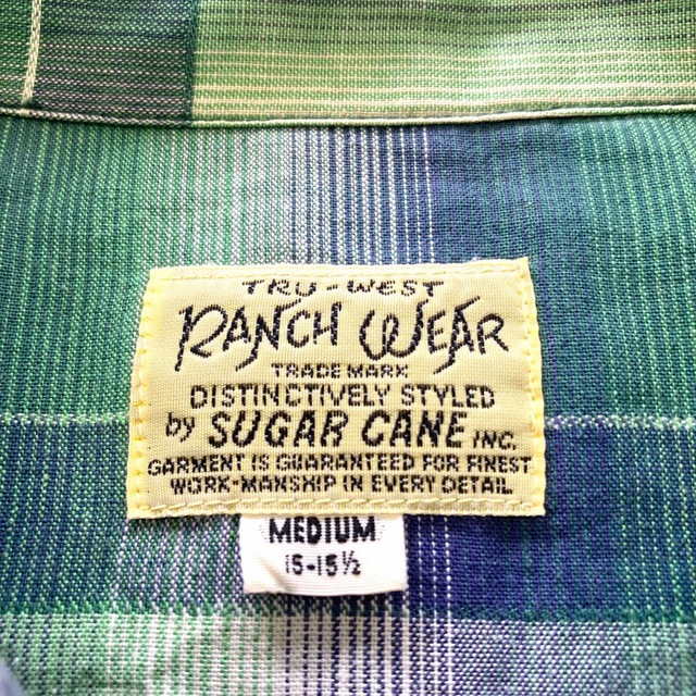 Sugar Cane(シュガーケーン)の【SUGAR CANE】 シュガーケーン ランチウエア チェックウエスタンシャツ メンズのトップス(シャツ)の商品写真