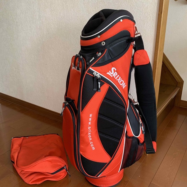 カッコ良い⛳️格安多機能キャディバッグ ❗️RED SRIXON スポーツ/アウトドアのゴルフ(バッグ)の商品写真