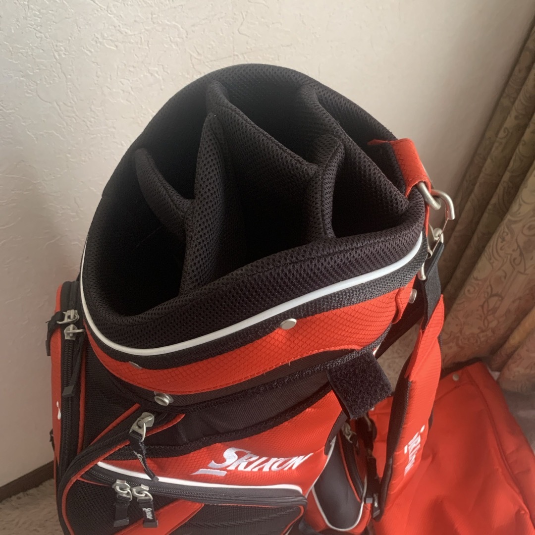 カッコ良い⛳️格安多機能キャディバッグ ❗️RED SRIXON スポーツ/アウトドアのゴルフ(バッグ)の商品写真