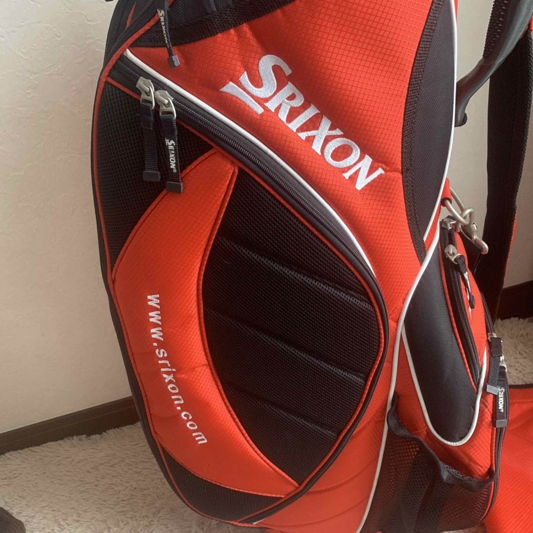 カッコ良い⛳️格安多機能キャディバッグ ❗️RED SRIXON スポーツ/アウトドアのゴルフ(バッグ)の商品写真